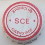 Kronkorken SCE Sportclub Eisenstadt Österreich 1980 1980er weiß SCE Sportclub Eisenstadt Randschrift: Österreichische Nationalliga