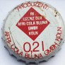 Kronkorken Afri Cola Deutschland 1980 1980er weiß 0,2l produziert in Lizenz der Afri-Cola Bluna GmbH Köln