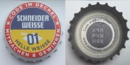 Kronkorken Schneider Weisse Deutschland 2019 2010er gelb Schneider Weisse Helle TAP 01 Code im Deckel * Mitmachen & gewinnen