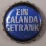 Kronkorken Calanda Schweiz 1975 1970er blau EIN CALANDA GETRÄNK