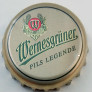 Kronkorken Wernesgrüner Deutschland 1990 1990er gold Wernesgrüner Pils Legende