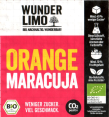 Ediketten Wunderlimo Orange Maracuja Deutschland Limonade 08.2023
