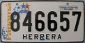 Nummernschilder / Kfz-Kennzeichen Panama 2003 2000er Herrera
