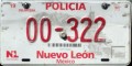 Nummernschilder / Kfz-Kennzeichen Mexiko 2008 2000er Nuevo Leon