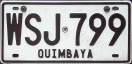 Nummernschilder / Kfz-Kennzeichen Kolumbien 2001 2000er public vehic. (Taxi )