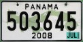 Nummernschilder / Kfz-Kennzeichen Panama 2008 2000er