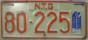 Nummernschilder / Kfz-Kennzeichen Australien 1979 1970er Northern Territory NT