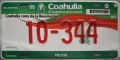 Nummernschilder / Kfz-Kennzeichen Mexiko 2010 2010er Coahuila