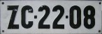 Nummernschilder / Kfz-Kennzeichen Ungarn 1958 1950er