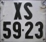 Nummernschilder / Kfz-Kennzeichen Ungarn 1958 1950er