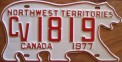 Nummernschilder / Kfz-Kennzeichen Kanada 1977 1970er Northwest Territories