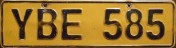Nummernschilder / Kfz-Kennzeichen Südafrika, Republik 1977 1970er Bophuthatswana YB
