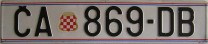 Nummernschilder / Kfz-Kennzeichen Bosnien & Herzegowina 1993 1990er