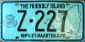 Nummernschilder / Kfz-Kennzeichen Niederländische Antillen 2003 2000er St. Maarten