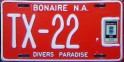 Nummernschilder / Kfz-Kennzeichen Niederländische Antillen 1995 1990er Bonaire