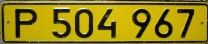 Nummernschilder / Kfz-Kennzeichen Sowjetunion 1980 1980er