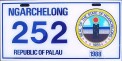 Nummernschilder / Kfz-Kennzeichen Palau 1988 1980er Ngaremlengui