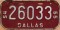 Nummernschilder / Kfz-Kennzeichen USA 1954 1950er Texas TX