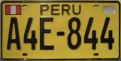 Nummernschilder / Kfz-Kennzeichen Peru 2010 2010er