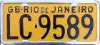 Nummernschilder / Kfz-Kennzeichen Brasilien 1969 1960er