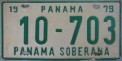 Nummernschilder / Kfz-Kennzeichen Panama 1979 1970er