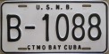 Nummernschilder / Kfz-Kennzeichen Kuba 1980 1980er US