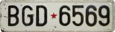 Nummernschilder / Kfz-Kennzeichen Jugoslawien 1950 1950er