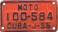 Nummernschilder / Kfz-Kennzeichen Kuba 1955 1950er