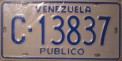 Nummernschilder / Kfz-Kennzeichen Venezuela 1982 1980er pub. bus