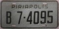 Nummernschilder / Kfz-Kennzeichen Uruguay 1960 1960er Maldonado, Piriapolis