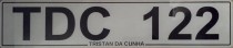 Nummernschilder / Kfz-Kennzeichen St. Helena 1995 1990er Tristan da Cunha fake