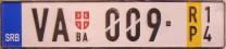 Nummernschilder / Kfz-Kennzeichen Serbien & Montenegro 2011 2010er