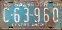 Nummernschilder / Kfz-Kennzeichen El Salvador 1988 1980er