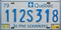 Nummernschilder / Kfz-Kennzeichen Kanada 1979 1970er Quebec