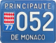 Nummernschilder / Kfz-Kennzeichen Monaco 1965 1960er