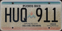 Nummernschilder / Kfz-Kennzeichen Puerto Rico 2010 2010er