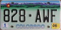 Nummernschilder / Kfz-Kennzeichen USA 2000 2000er Colorado CO