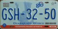 Nummernschilder / Kfz-Kennzeichen Mexiko 2008 2000er Guanajuato