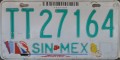 Nummernschilder / Kfz-Kennzeichen Mexiko 1999 1990er Sinaloa