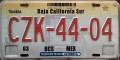 Nummernschilder / Kfz-Kennzeichen Mexiko 2010 2010er Baja California Sur